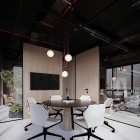 工業復古風辦公環(huán)境家具應用案列